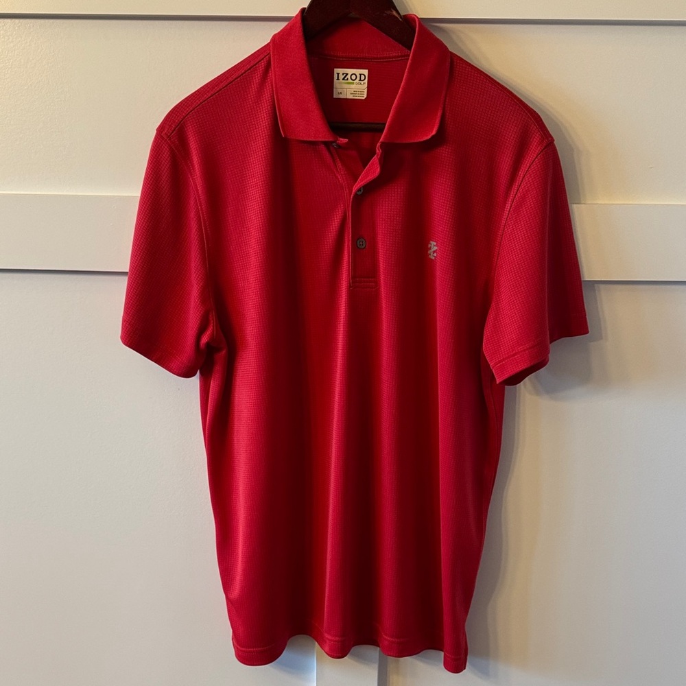 Izod Red Polo Shirt